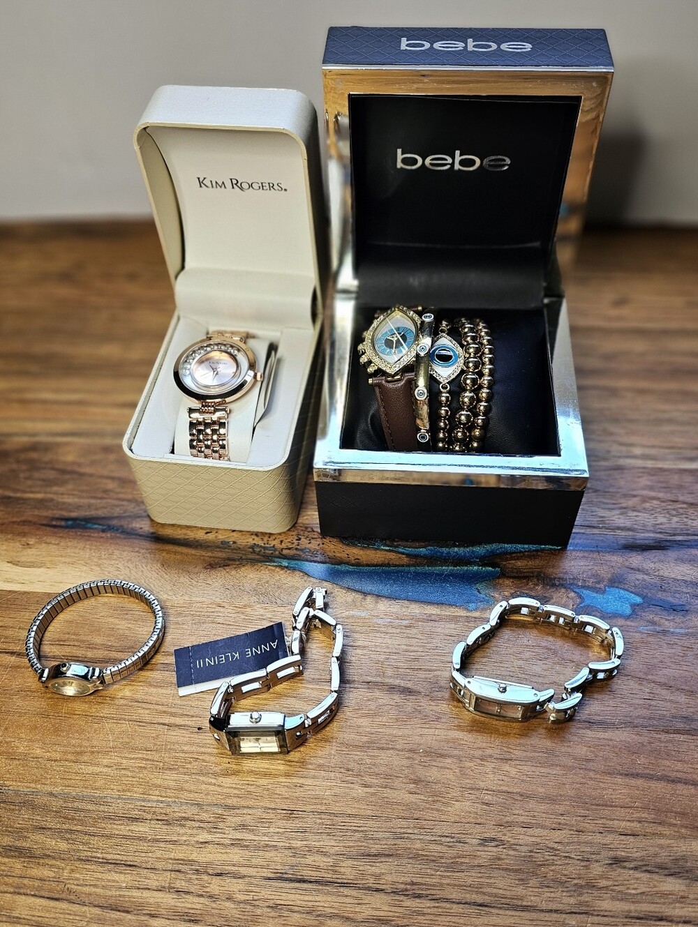 Women's Watch Lot Untested Fossil Bebe Sarah Coventry Anne Klein II Kim Rogers